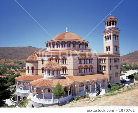 Agios Nectarrios Monastery on Aegina Island 1970761