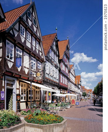 Erika高速公路Celle的城市景觀 Erika高速公路Celle的城市景觀 1970823