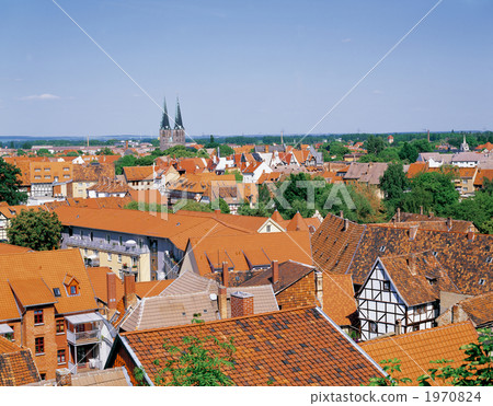 奎德林堡的街道 奎德林堡的街道 1970824