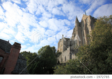 mont st michel, abbey, convent 1972785