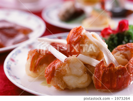 炒中國菜伊勢蝦 炒中國菜伊勢蝦 1973264