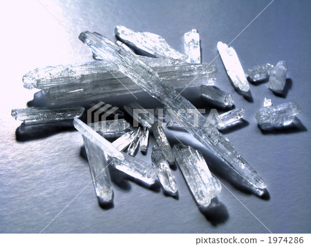 薄荷腦的晶體(薄荷 - 薄荷柱狀晶體) 薄荷腦的晶體(薄荷 - 薄荷柱狀晶體) 1974286