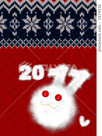 Knit pattern rabbit 1974916