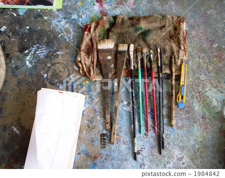 刷子 畫筆 繪畫材料 1984842