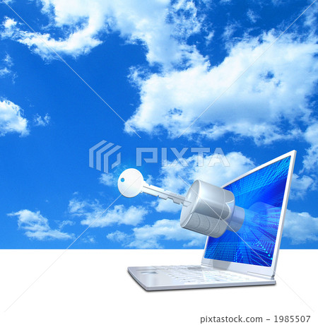 Door knob of PC · Internet security 1985507