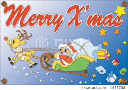 Christmas Santa and reindeer Christmas Santa and reindeer 1985708