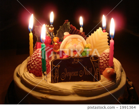 Christmas cake lighting candle 1991364