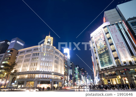 銀座4丁目十字路口 銀座4丁目十字路口 1991646