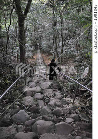 Kumano brushstrokes stone steps 1991845