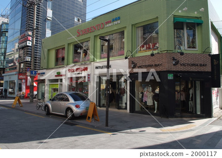 South Korea Seoul Gangnam fashionable street Apgujeong Rodeo Street 2000117