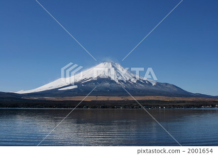 山中湖 風景 富士山 2001654