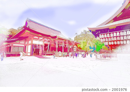 Yasaka Shrine digital art 2001976