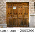 Door of Toledo garage in Spain 2003200