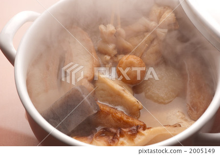 關東煮 鍋裡煮好的食物 用鍋烹飪 2005149