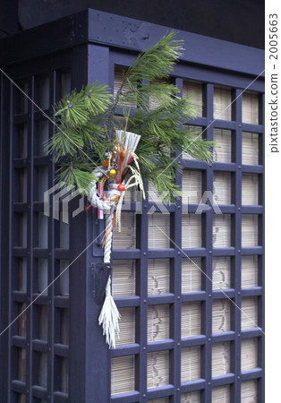 秸稈花圈 神聖的草繩 新春 2005663