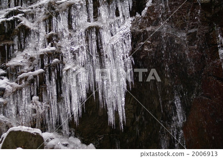 冰凍的瀑布 六甲山 兵庫縣 2006913
