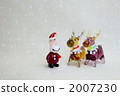 聖誕老人和馴鹿（玻璃製品） 2007230