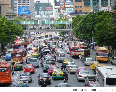 Traffic congestion in Bangkok, Thailand Traffic congestion in Bangkok, Thailand 2007444
