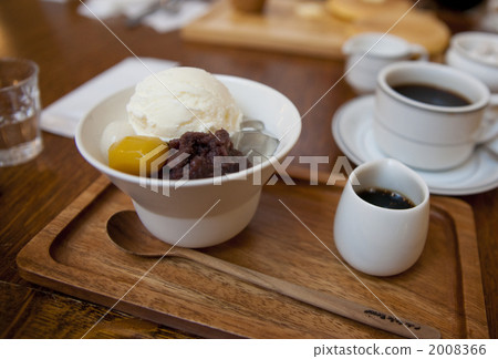 anmitsu, mitsumame mixed with an, dessert 2008366