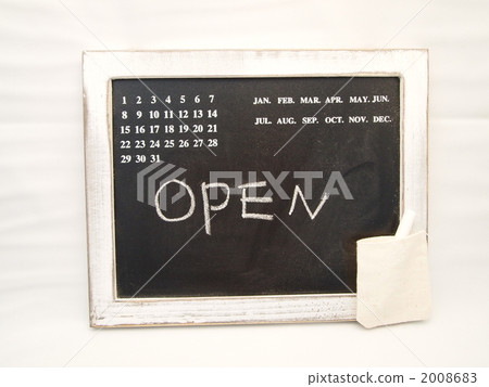 黑板 粉筆板 木框 2008683