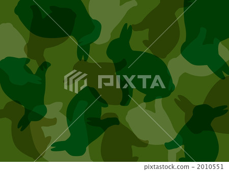 Camouflage rabbits - Stock Illustration [2010551] - PIXTA