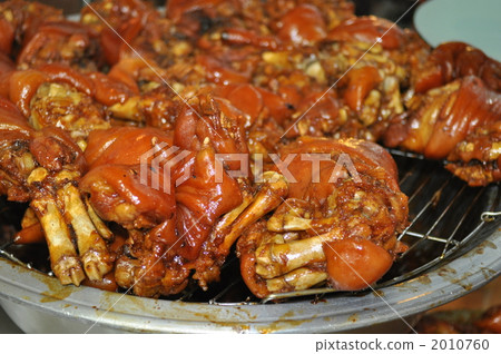 South Korea Namdaemun Market with Bone Pork Foot 2010760