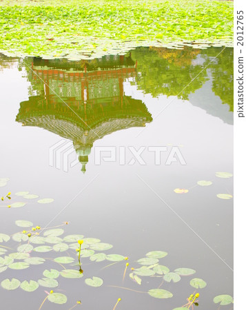 Hyeongwonjeong reflected in the pond Hyeongwonjeong reflected in the pond 2012765