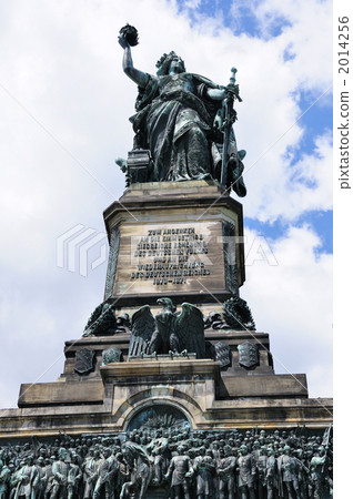 Germany Rüdesheim German unified monument of Niederwald Germany Rüdesheim German unified monument of Niederwald 2014256