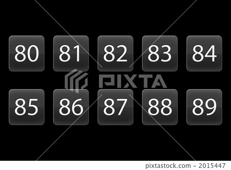 1位數10件(80到89)背景黑色 1位數10件(80到89)背景黑色 2015447