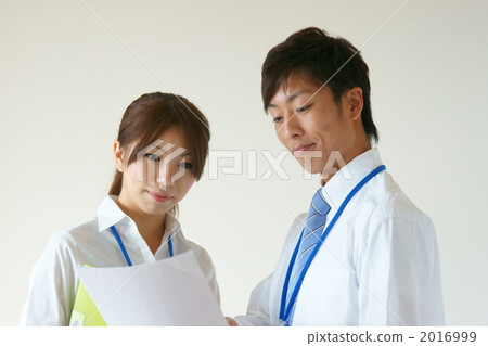 New employee to adjust (Model: Shoko Okuyama, Yuta Watanabe) 2016999