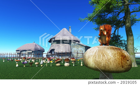 mushroom, mushrooms, detached house 2019105