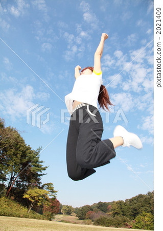 跳 女生 女孩 2021409