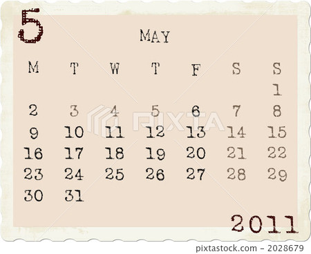 11 Calendar May Stock Illustration