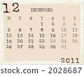 2011 calendar December 2028687