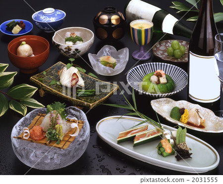 course meal, fixed menu, tea-ceremony dishes 2031555