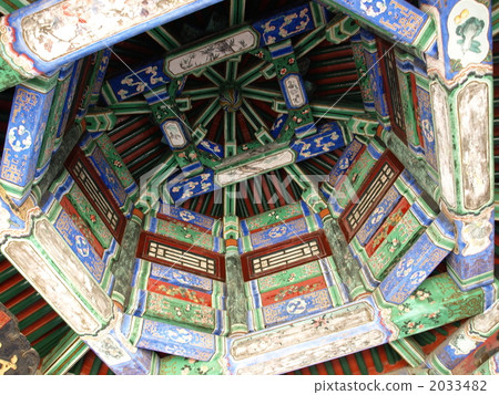 世界遺產·在頤和園的長大廳內 2033482