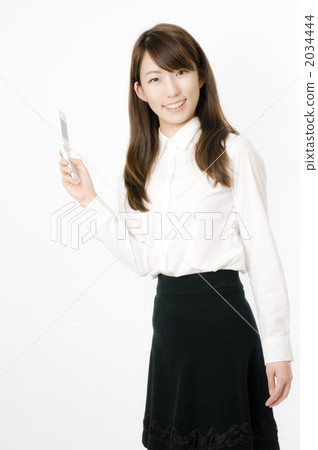 Female employee and e-mail 2034444