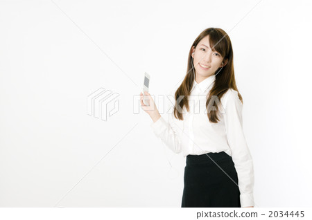 女性員工發送電子郵件 2034445