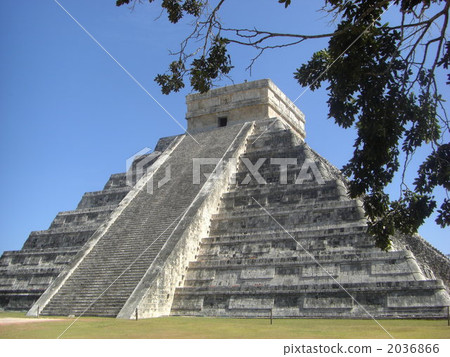 墨西哥金字塔的奇琴伊察遺址 2036866