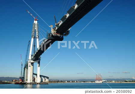 日本海邊最大的拉伸橋·Shinmoni Ohashi 2038092