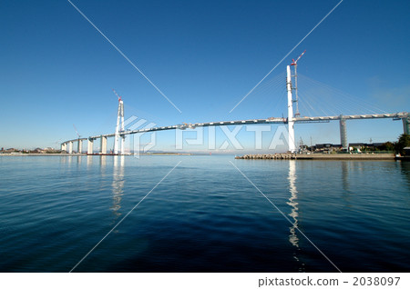 The largest stretched bridge in the Japan Sea side · Shinmoni Ohashi 2038097