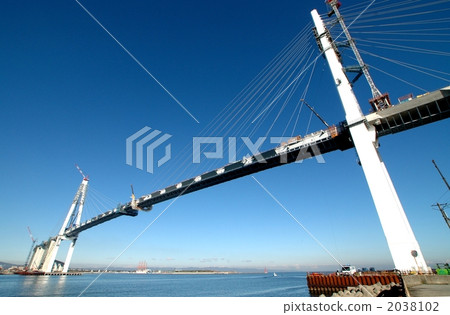 日本海邊最大的拉伸橋·Shinmoni Ohashi 日本海邊最大的拉伸橋·Shinmoni Ohashi 2038102