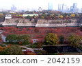 Autumn leaves of Osaka Castle (Minami-Uchibori) 2042159