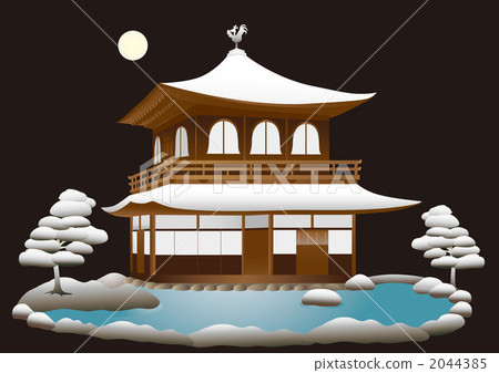 Snow scenery of Ginkakuji 2044385