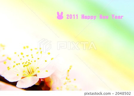 梅花和漸變 2048502