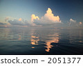 Clouds appearing on the sea surface Clouds appearing on the sea surface 2051377