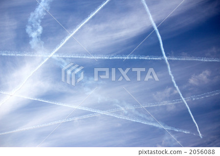 an airport show, white smoke, aviation festival 2056088