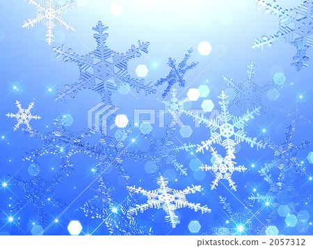 雪水晶背景材料 雪水晶背景材料 2057312