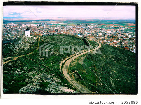 Scenery with windmill 2058886
