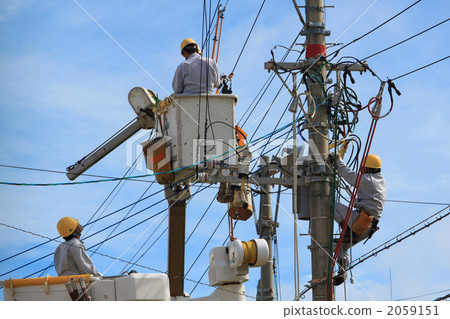 working people, electrical work, blue collar worker 2059151